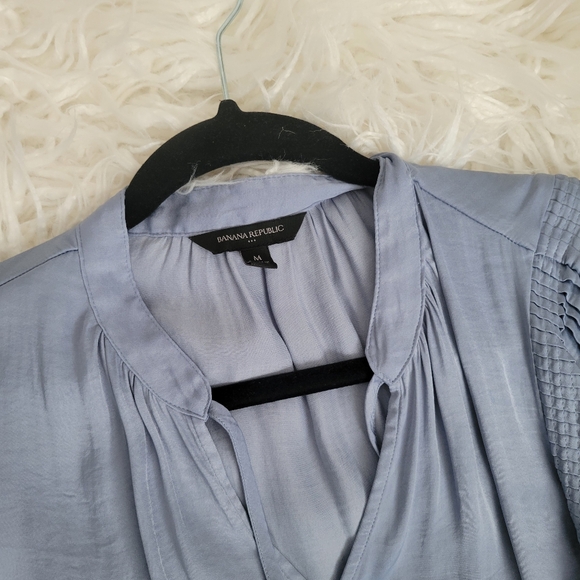 Banana Republic Factory Pleat-Sleeve Top - Picture 9 of 10